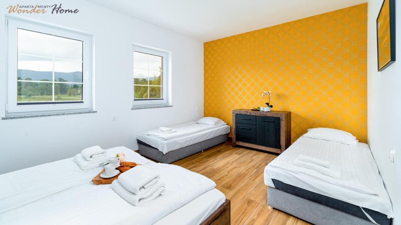 מיז'לקוויצה Wonder Home - Apartamenty Halo Karkonosze Z Ogrodem, Sezonowym Basenem, Placem Zabaw I Widokiem Na Sniezke - Zlokalizowane Blisko Karpacza מראה חיצוני תמונה